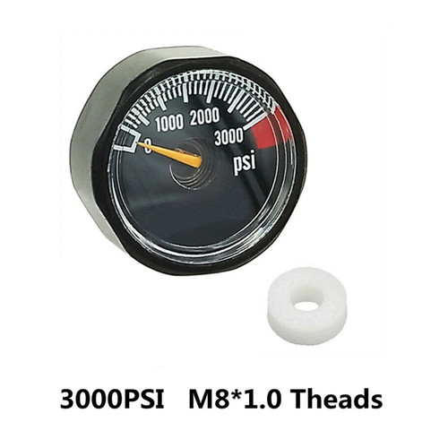 Micro gauge 3000psi - m8*1.0,